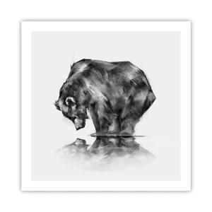 Poster - Schön, jemanden in der Nähe zu sehen - 60x60 cm