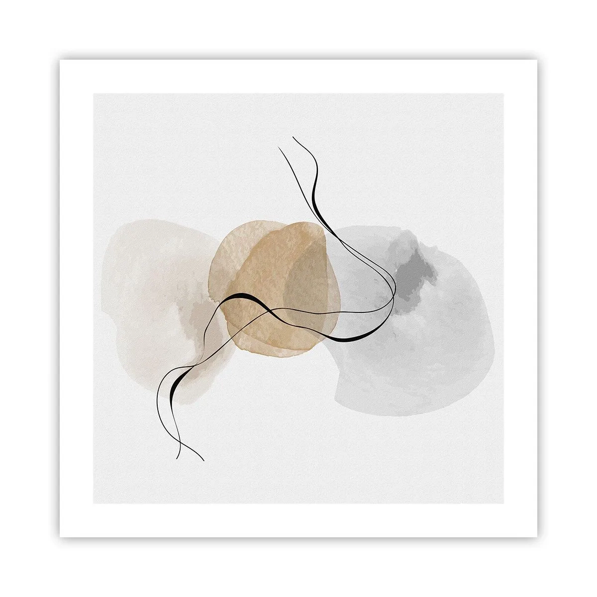 Poster - Luftperlen - 50x50 cm