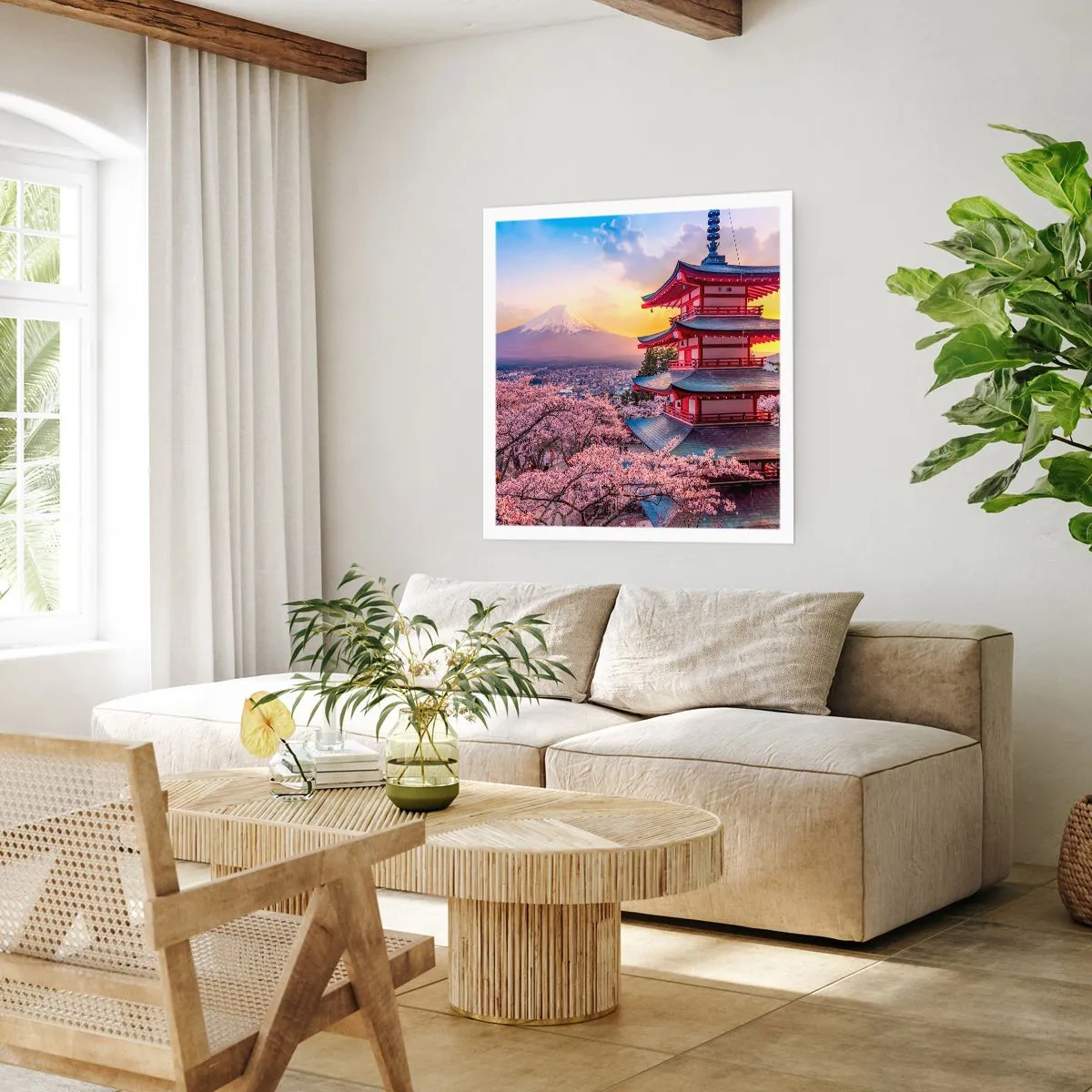 Poster - Die Essenz des japanischen Geistes - 60x60 cm