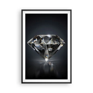 Poster in einem schwarzem Rahmen - Beste Freundin - 61x91 cm