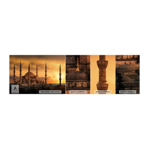 Fototapeten Muster Selbstklebend Deluxe Sticker - Gott ist großartig - Die Architektur, Moschee, Istanbul - 100x30 cm