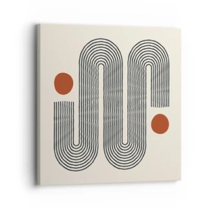 Bild auf Leinwand - Leinwandbild - Vom Anfang bis zum Ende - 30x30 cm