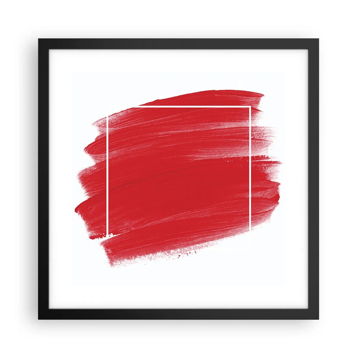 Poster in einem schwarzem Rahmen - Aus dem Rahmen - 40x40 cm