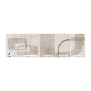 Fototapeten Muster Selbstklebend Deluxe Sticker - Geometrische Fuge - Formen, Minimalismus, Hell - 100x30 cm