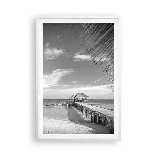 Poster in einem weißen Rahmen - Erinnerung oder Traum? - 61x91 cm