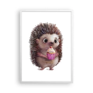 Poster in einem weißen Rahmen - Der Feiertag ist jeden Tag - 50x70 cm