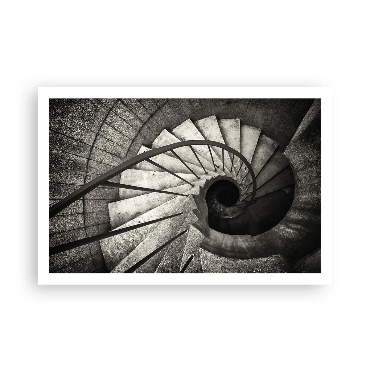 Poster - Treppe hoch, Treppe runter - 91x61 cm