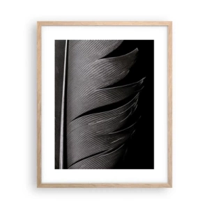 Poster in einem Rahmen aus heller Eiche - Stift – ein wunderbares Design - 40x50 cm