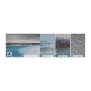 Fototapeten Muster Selbstklebend Deluxe Sticker - Horizontale Landschaft - Meer, Stück, Strand - 100x30 cm