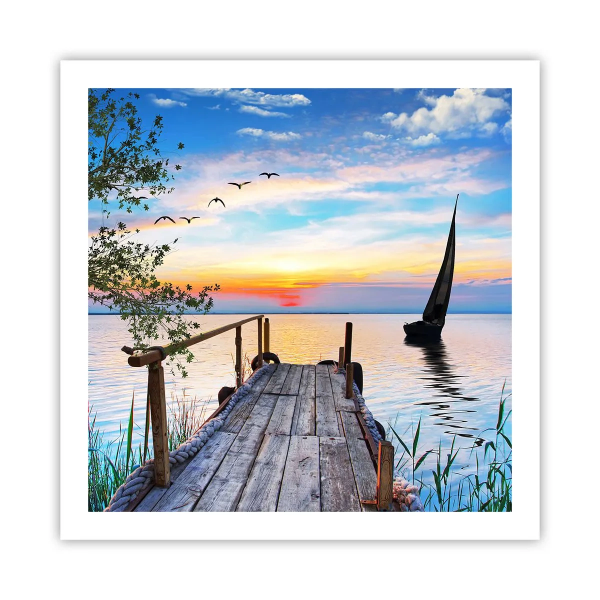 Poster - Guten Abend - 60x60 cm