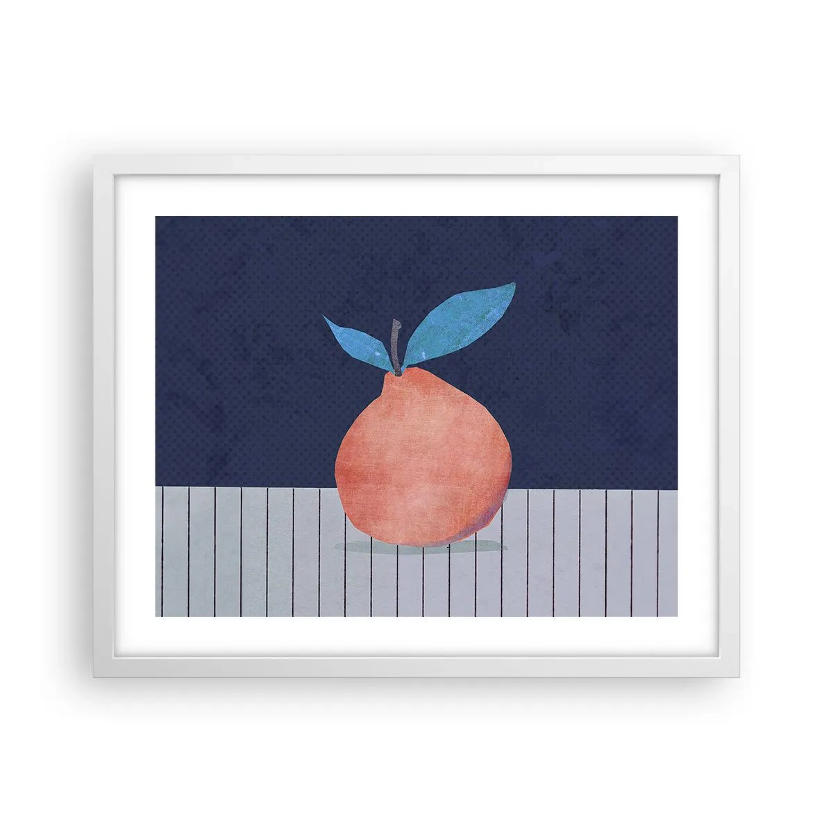 Poster in einem weißen Rahmen - Konvexität und Ebene - 50x40 cm