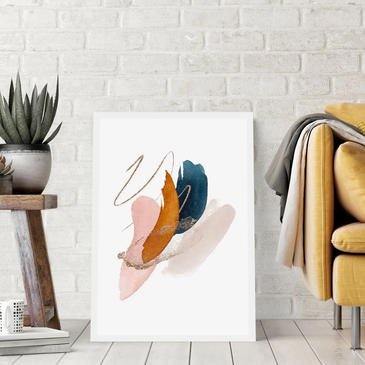 Poster - Geflügelte Komposition - 30x40 cm