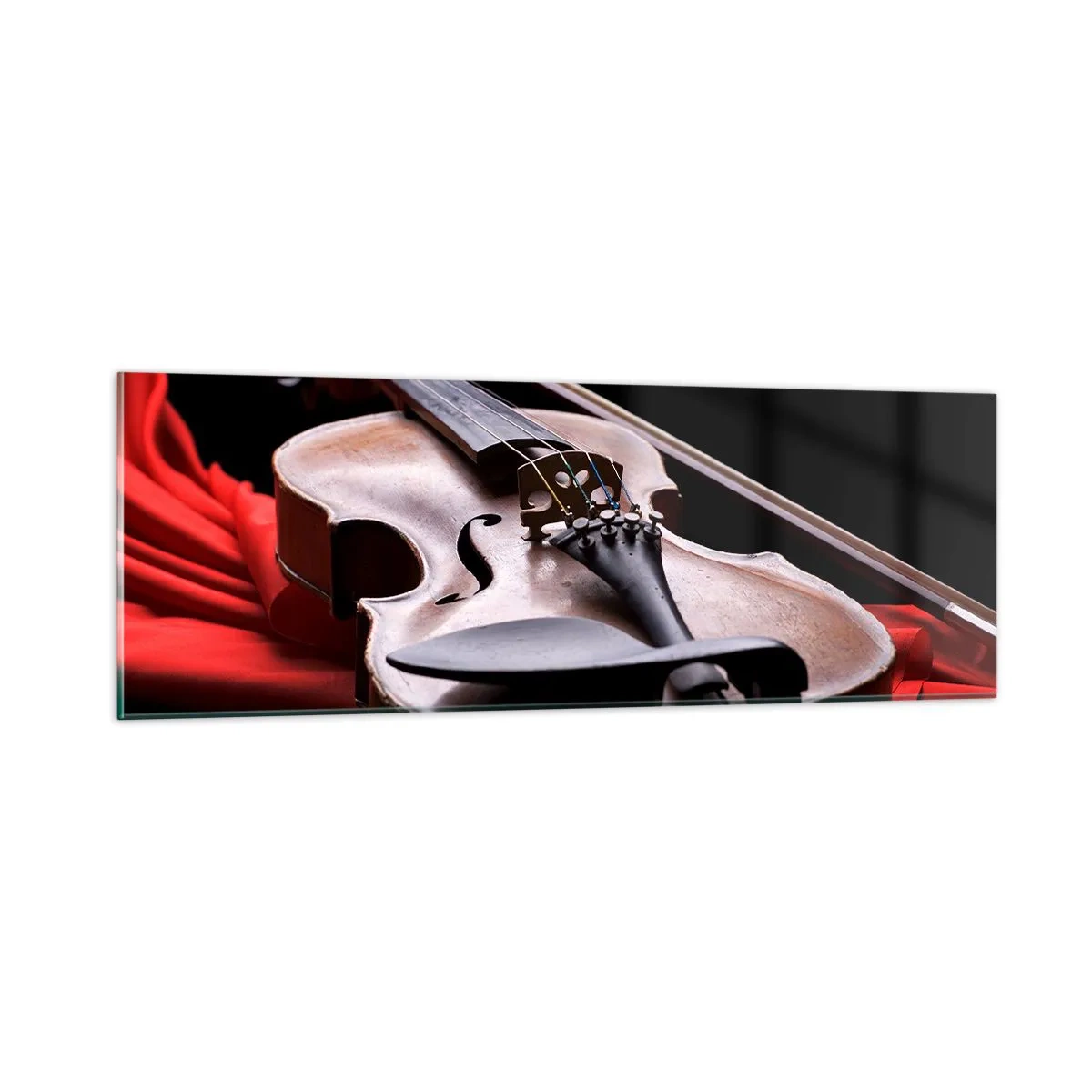 Glasbild - Bild auf glas - Musik der Gefühle - 90x30 cm