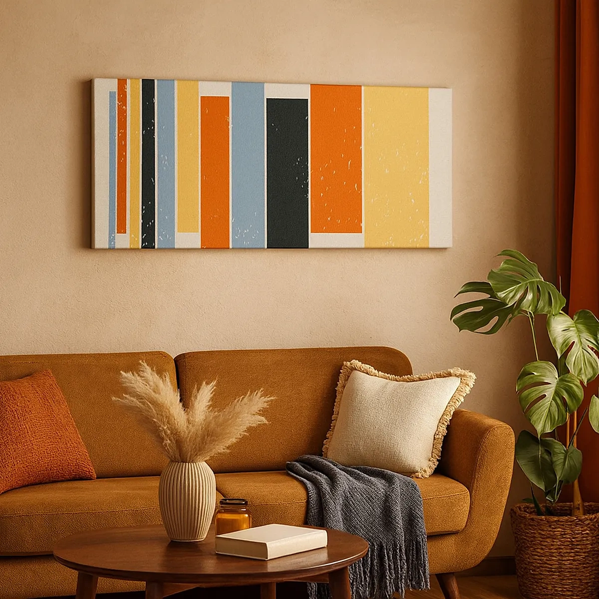 Bild auf Leinwand - Leinwandbild - Musiknotation - 30x30 cm