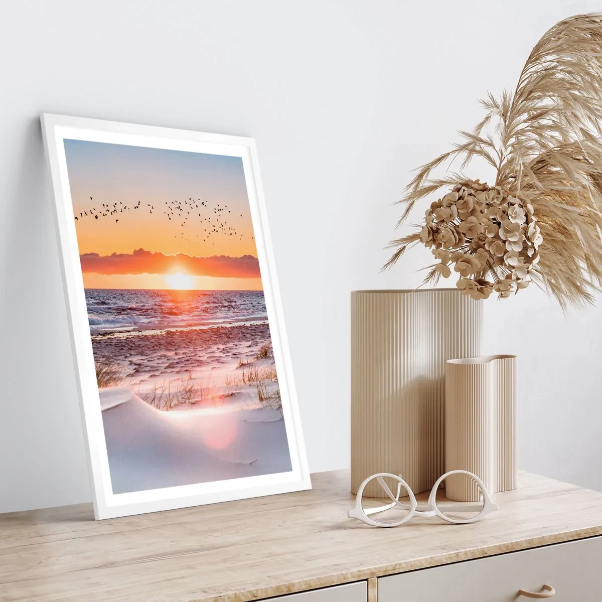 Poster in einem weißen Rahmen - Horizontale Landschaft - 70x100 cm