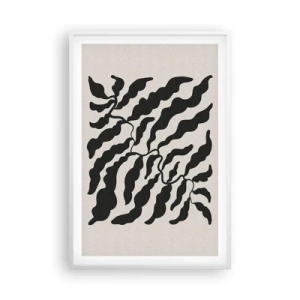 Poster in einem weißen Rahmen - Natur des Quadrats - 61x91 cm