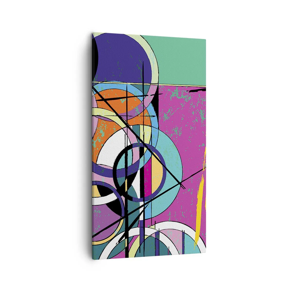 Bild auf Leinwand - Leinwandbild - Rad für Rad - 45x80 cm