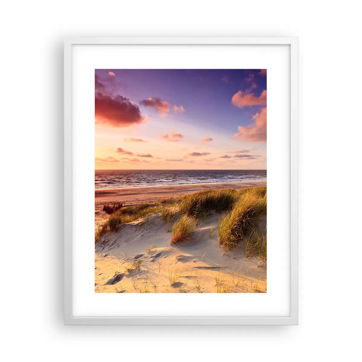 Poster in einem weißen Rahmen - Die Luft riecht schon im Sommer - 40x50 cm