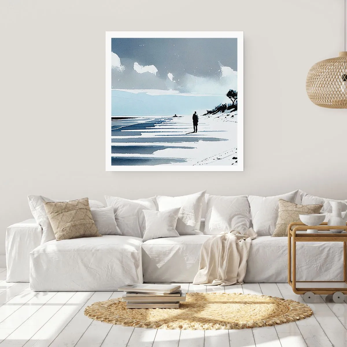 Poster - Allein sein - 50x50 cm