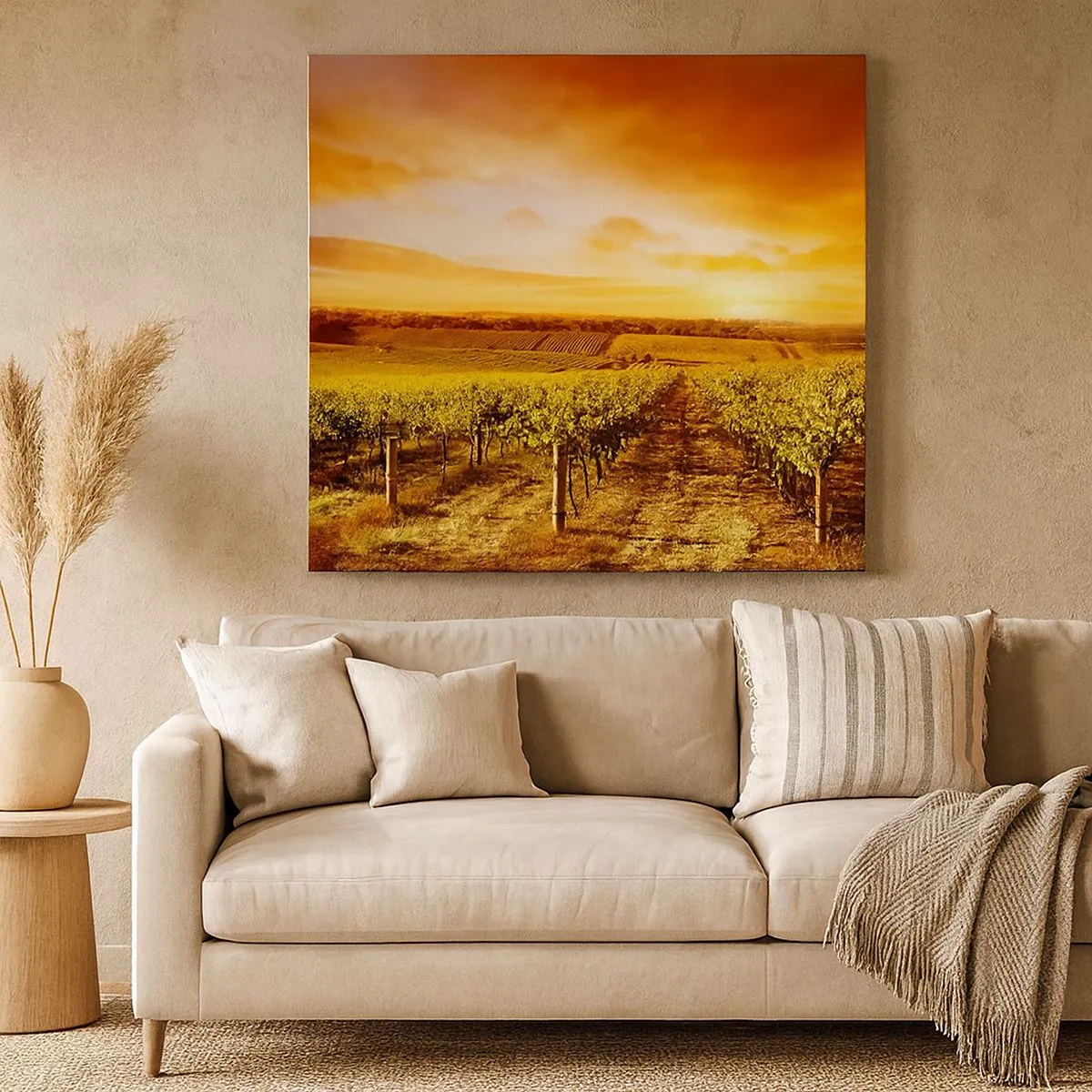 Bild auf Leinwand - Leinwandbild - Leicht fruchtig mit einem Hauch Sonnenschein - 30x30 cm