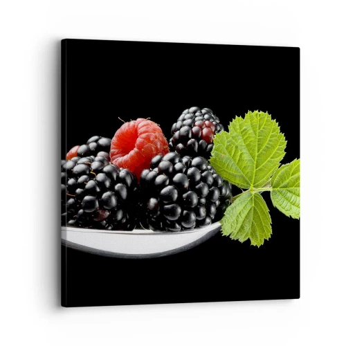 Bild auf Leinwand - Leinwandbild - Der Geschmack der Frische - 30x30 cm