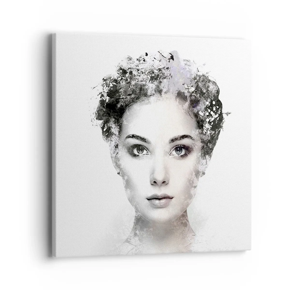 Bild auf Leinwand - Leinwandbild - Ein äußerst stilvolles Portrait - 40x40 cm