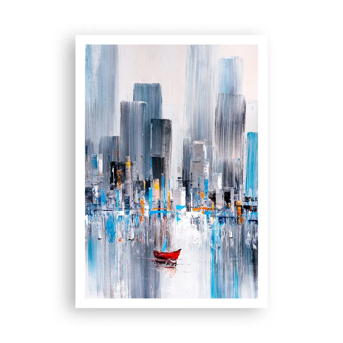 Poster - Metropole an der Bucht - 70x100 cm