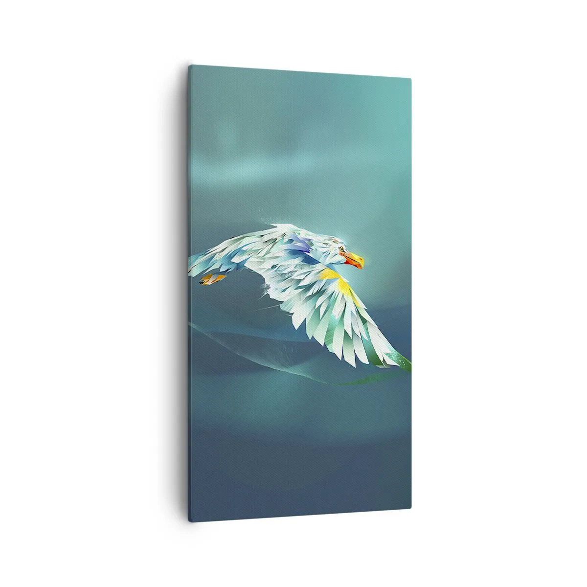 Bild auf Leinwand - Leinwandbild - Der Adler deiner Flüge ist die Kraft - 55x100 cm