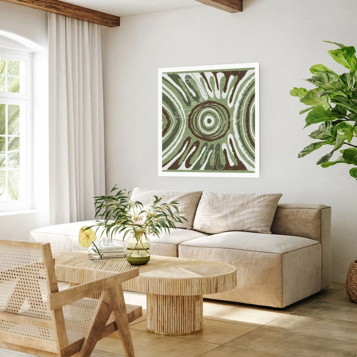 Poster - Explosion von Emotionen - 50x50 cm