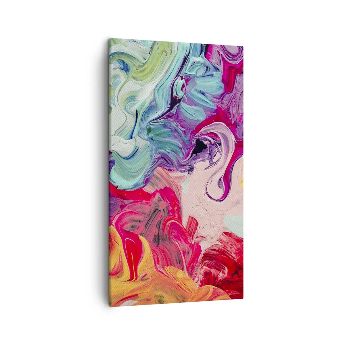 Bild auf Leinwand - Leinwandbild - Die Geburt der Farben - 45x80 cm