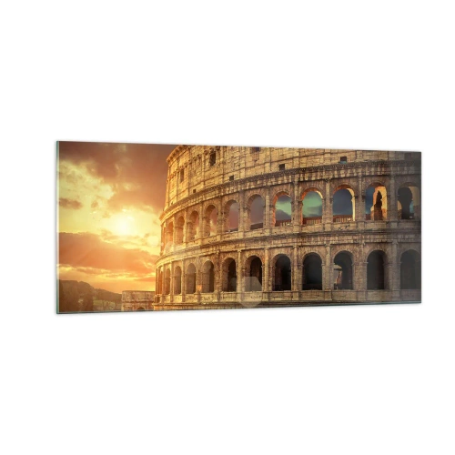 Glasbild - Bild auf glas - Ein kolossaler Eindruck - 100x40 cm