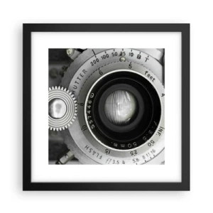 Poster in einem schwarzem Rahmen - Eine Story über Hollywood - 30x30 cm