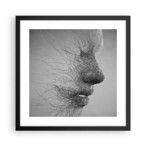 Poster in einem schwarzem Rahmen - Der Geist des Windes - 40x40 cm