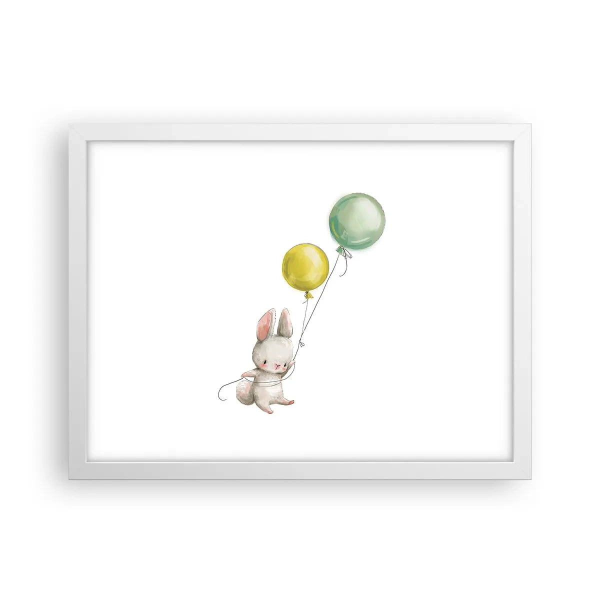 Poster in einem weißen Rahmen - Ich werde auch fliegen! - 40x30 cm