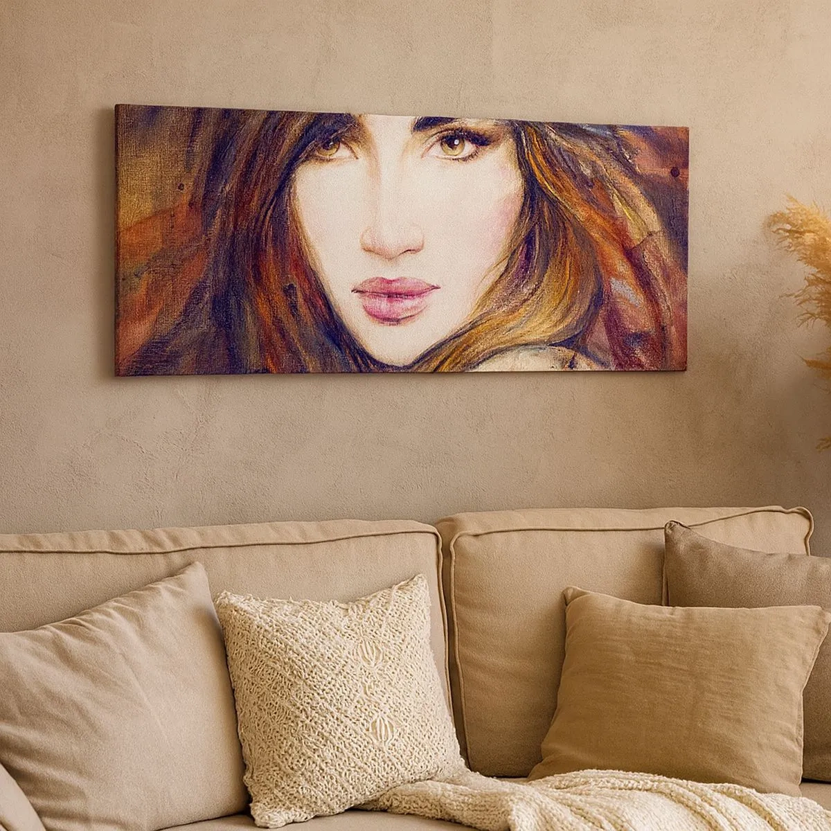 Bild auf Leinwand - Leinwandbild - Einen Penny für deine Gedanken - 100x40 cm