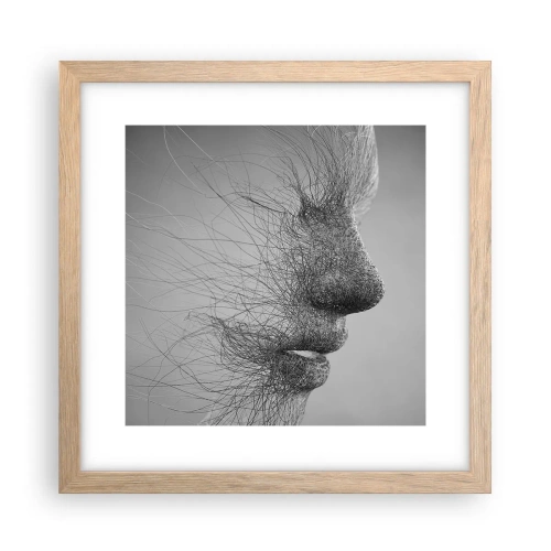 Poster in einem Rahmen aus heller Eiche - Der Geist des Windes - 30x30 cm