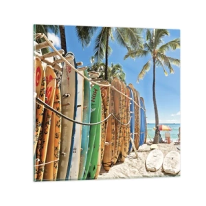 Glasbild - Bild auf glas - Sonniger Spaß - 30x30 cm