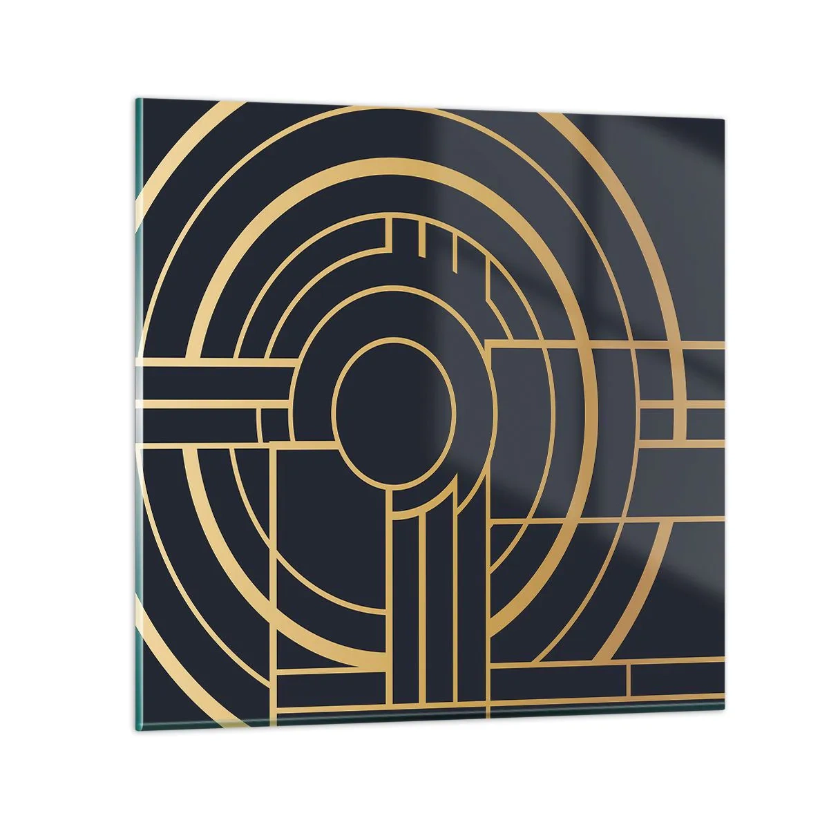 Glasbild - Bild auf glas - Wendungen der Dinge - 30x30 cm