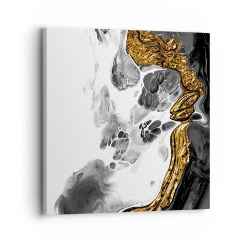 Bild auf Leinwand - Leinwandbild - Organische Komposition - 30x30 cm