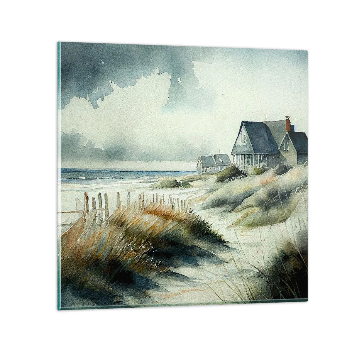 Glasbild - Bild auf glas - Abseits vom Trubel - 50x50 cm