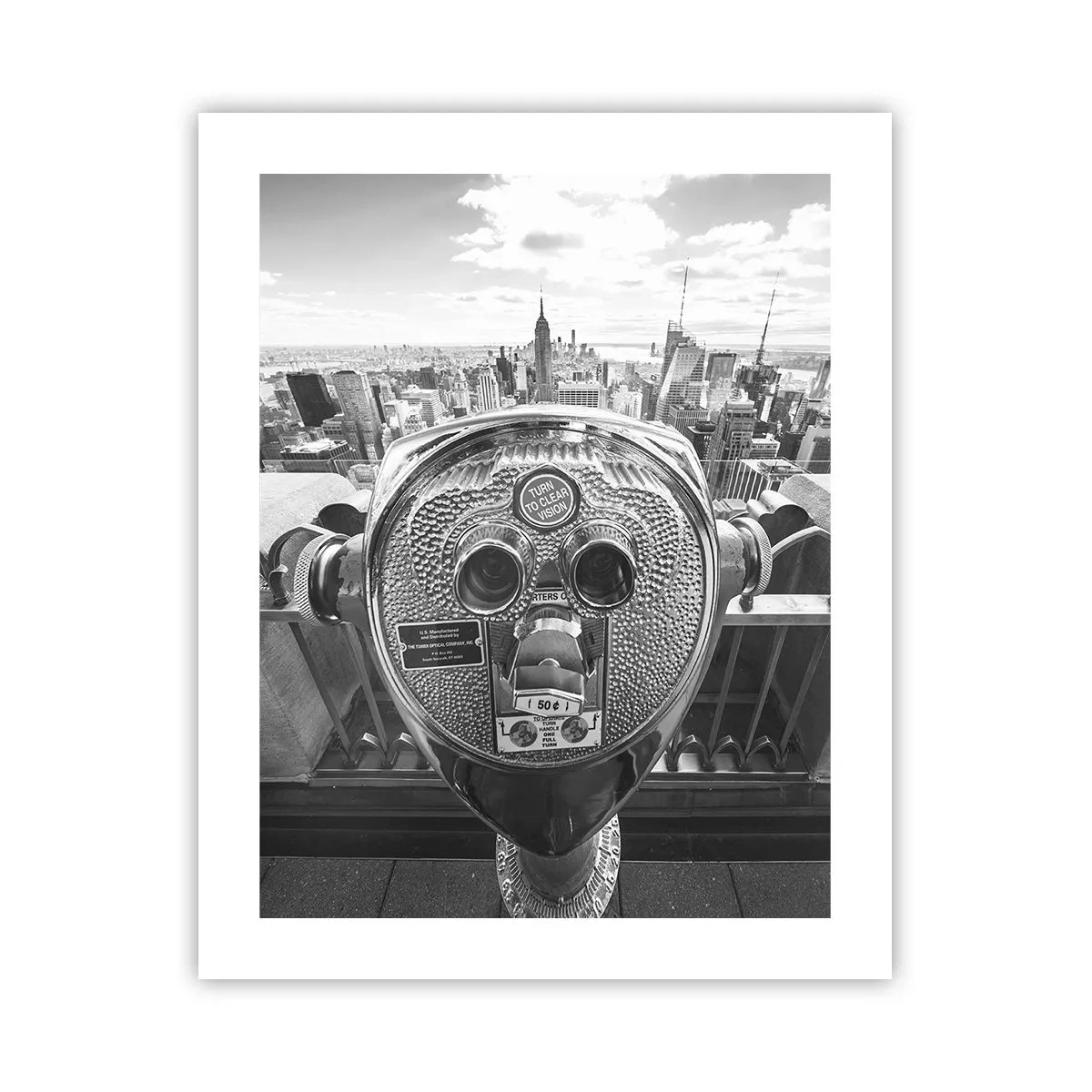 Poster - Stadt über den Städten - 40x50 cm