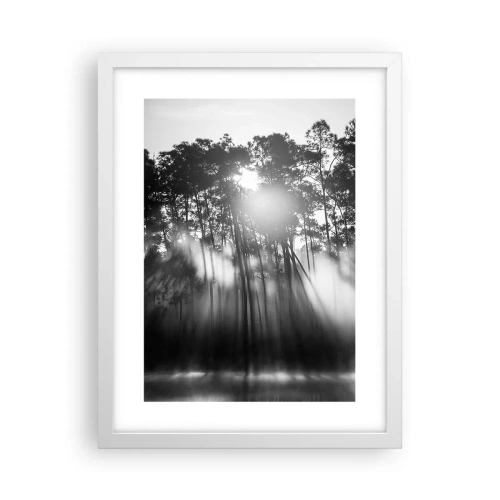 Poster in einem weißen Rahmen - Unaufhaltsame Sonne - 30x40 cm