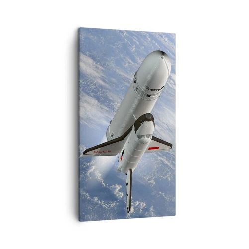 Bild auf Leinwand - Leinwandbild - Kosmischer Aufstieg - 45x80 cm