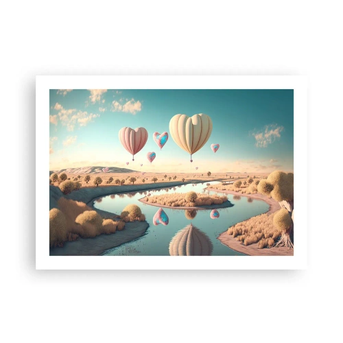 Poster - Dank Liebe steigt man auf - 70x50 cm