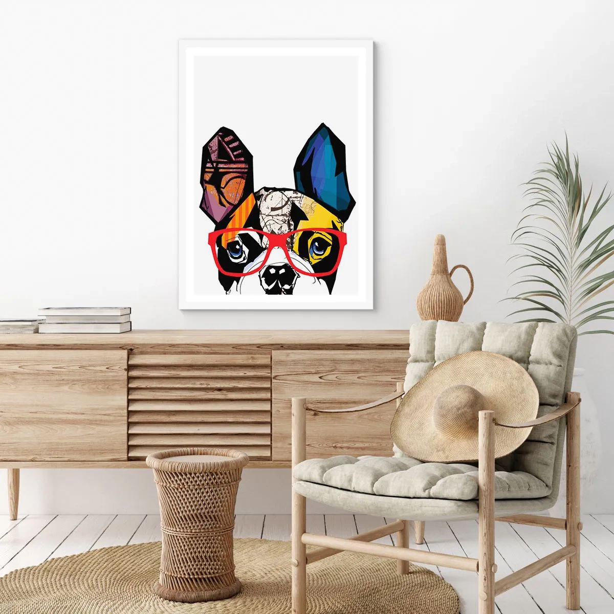 Poster in einem weißen Rahmen - Intellektuelle - 30x40 cm