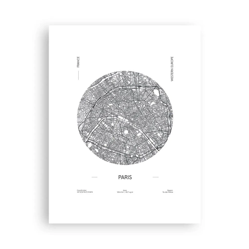 Poster - Anatomie von Paris - 30x40 cm