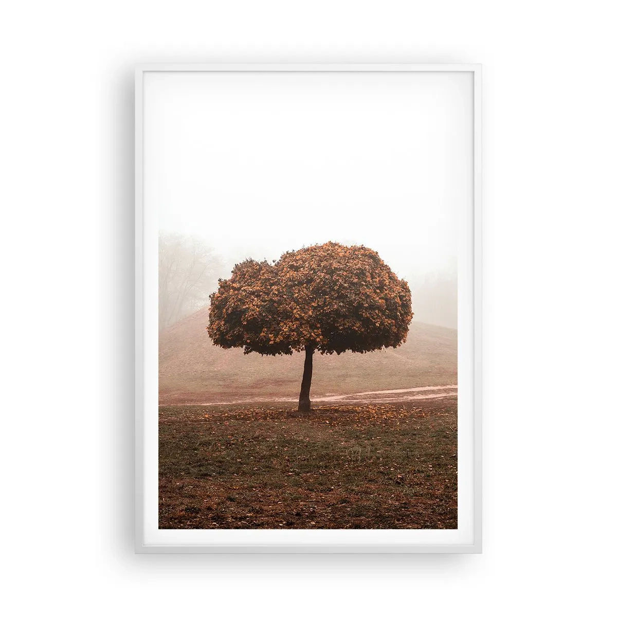 Poster in einem weißen Rahmen - Nach einem anstrengenden Sommer - 70x100 cm