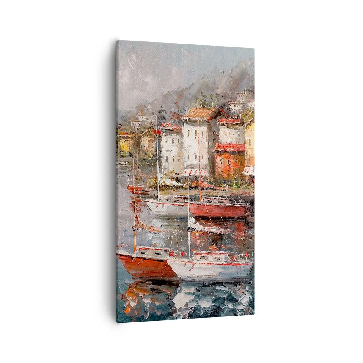 Bild auf Leinwand - Leinwandbild - Romantische Oase - 55x100 cm