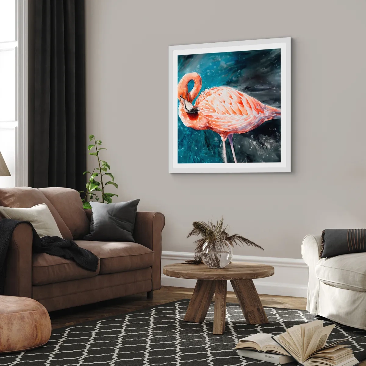 Poster in einem weißen Rahmen - Von Natur aus dekorativ - 30x30 cm