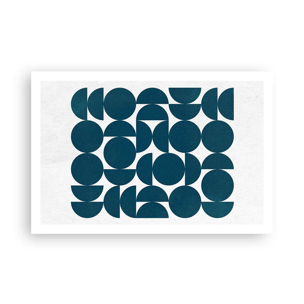 Poster - Kreise und Halbkreise - 91x61 cm